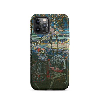 Riding Couple - Wassily Kandinsky Iphone Case, 12 Pro / Matte, Artistic Phone Case
