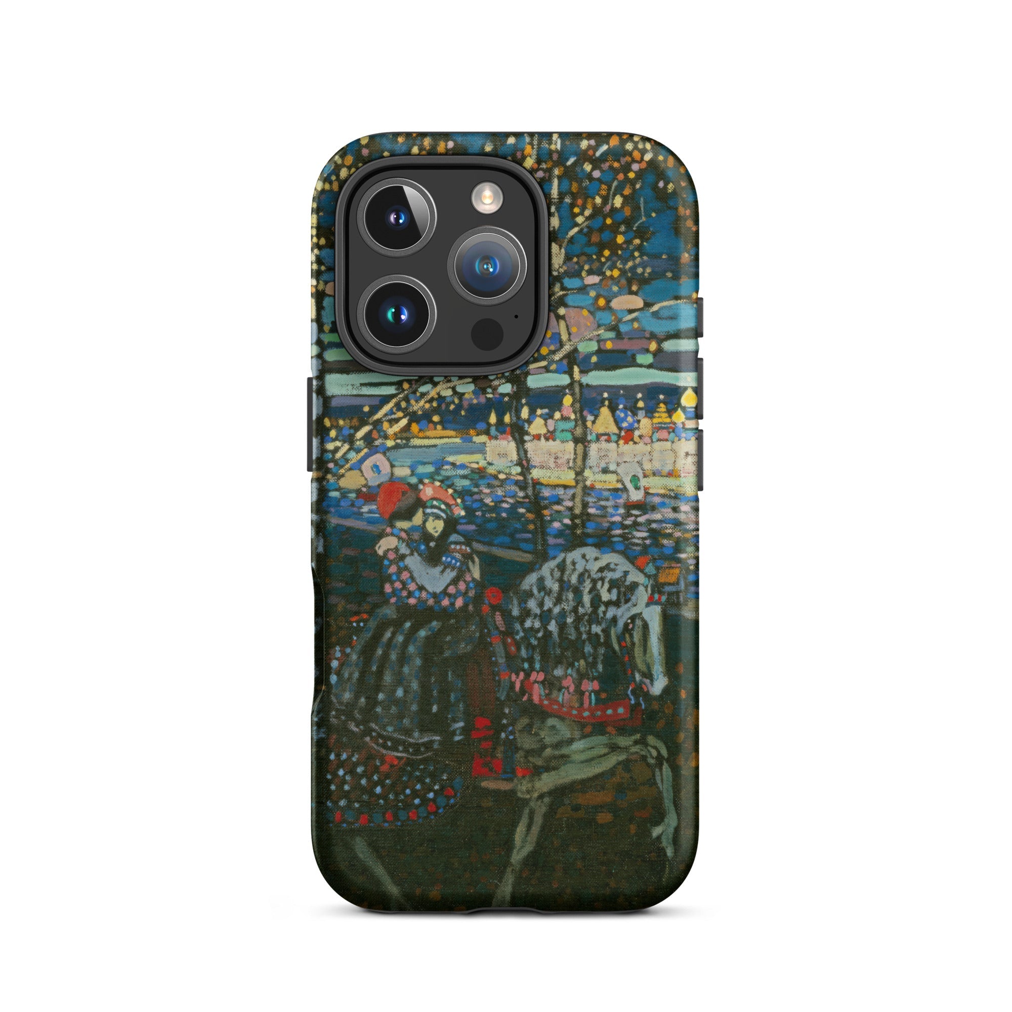 Riding Couple - Wassily Kandinsky Iphone Case, 16 Pro / Matte, Artistic Phone Case