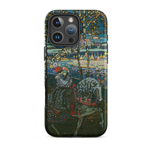 Riding Couple - Wassily Kandinsky Iphone Case, 16 Pro Max / Matte, Artistic Phone Case