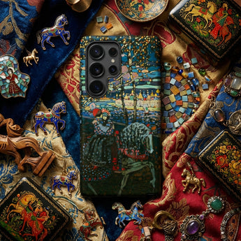 Riding Couple - Wassily Kandinsky Phone Case, Mobile Cases, Toby Leon