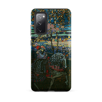 Riding Couple - Wassily Kandinsky Phone Case Samsung Galaxy S20 Fe / Matte Vibrant Stylized Painting Woman Ornate Dress Iphone, Midnight