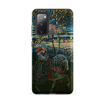 Riding Couple - Wassily Kandinsky Samsung Case, Galaxy S20 Fe / Matte, Black Smartphone Case Colorful Abstract Painting Horse Rider