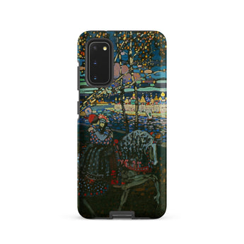 Riding Couple - Wassily Kandinsky Samsung Case, Galaxy S20 / Matte, Dark-colored Phone Case Vibrant Abstract Art Design
