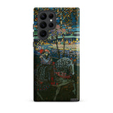 Riding Couple - Wassily Kandinsky Samsung Case, Galaxy S22 Ultra / Matte, Black Smartphone Case Abstract Painting Person Horseback