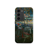 Riding Couple - Wassily Kandinsky Samsung Case, Galaxy S23 / Matte, Smartphone Case Vibrant Abstract Landscape Painting Figures Horse
