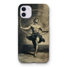 Ringleader - Gay Neoclassical Art Iphone Case, 11 / Matte, Phone Case Vintage Photograph Muscular Male Dancer Hoop