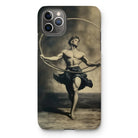 Ringleader - Gay Neoclassical Art Iphone Case, 11 Pro Max / Matte, Phone Case Vintage Photograph Shirtless Male Dancer Hoop