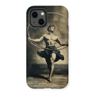 Ringleader - Gay Neoclassical Art Iphone Case, 13 / Matte, Phone Case Vintage-style Photograph Muscular Male Dancer Hoop