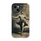 Ringleader - Gay Neoclassical Art Iphone Case, 13 Mini / Matte, Phone Case Vintage Photograph Shirtless Male Dancer Rope