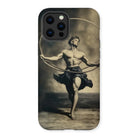 Ringleader - Gay Neoclassical Art Iphone Case, 13 Pro Max / Matte, Phone Case Vintage Photograph Muscular Male Dancer Hoop