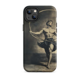 Ringleader - Gay Neoclassical Art Iphone Case, 14 Plus / Matte, Phone Case Muscular Man