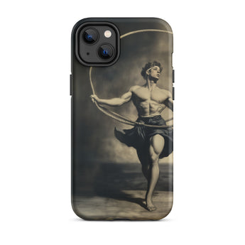 Ringleader - Gay Neoclassical Art Iphone Case, 14 Plus / Matte, Phone Case Muscular Man
