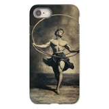 Ringleader - Gay Neoclassical Art Iphone Case, 8 / Matte, Phone Case Vintage Photograph Muscular Male Dancer Hoop