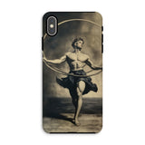 Ringleader - Gay Neoclassical Art Iphone Case, Xs Max / Matte, Phone Case Vintage Photograph Muscular Male Dancer Hoop