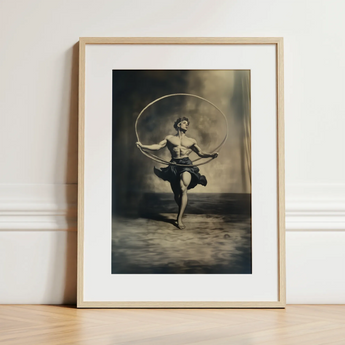 Ringleader - Gay Neoclassical Art Print / Canvas, 12x16’’ / 31x41cm / Natural Frame / Matboard, Posters Prints & Visual Artwork, Toby Leon
