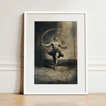 Ringleader - Gay Neoclassical Art Print / Canvas, 12x16’’ / 31x41cm / White Frame / Matboard, Posters Prints & Visual Artwork, Toby Leon