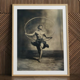 Ringleader - Gay Neoclassical Art Print / Canvas, Queer Body Liberation, Gay Neoclassical Art, Sepia-toned Dance