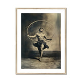 Ringleader - Gay Neoclassical Art Print, Vintage Black White Photograph Dancer Hoop