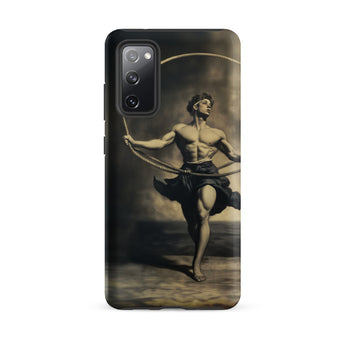 Ringleader - Gay Neoclassical Art Samsung Case, Galaxy S20 Fe / Matte, Black Smartphone Case Classical-style Painting Muscular Man Rope