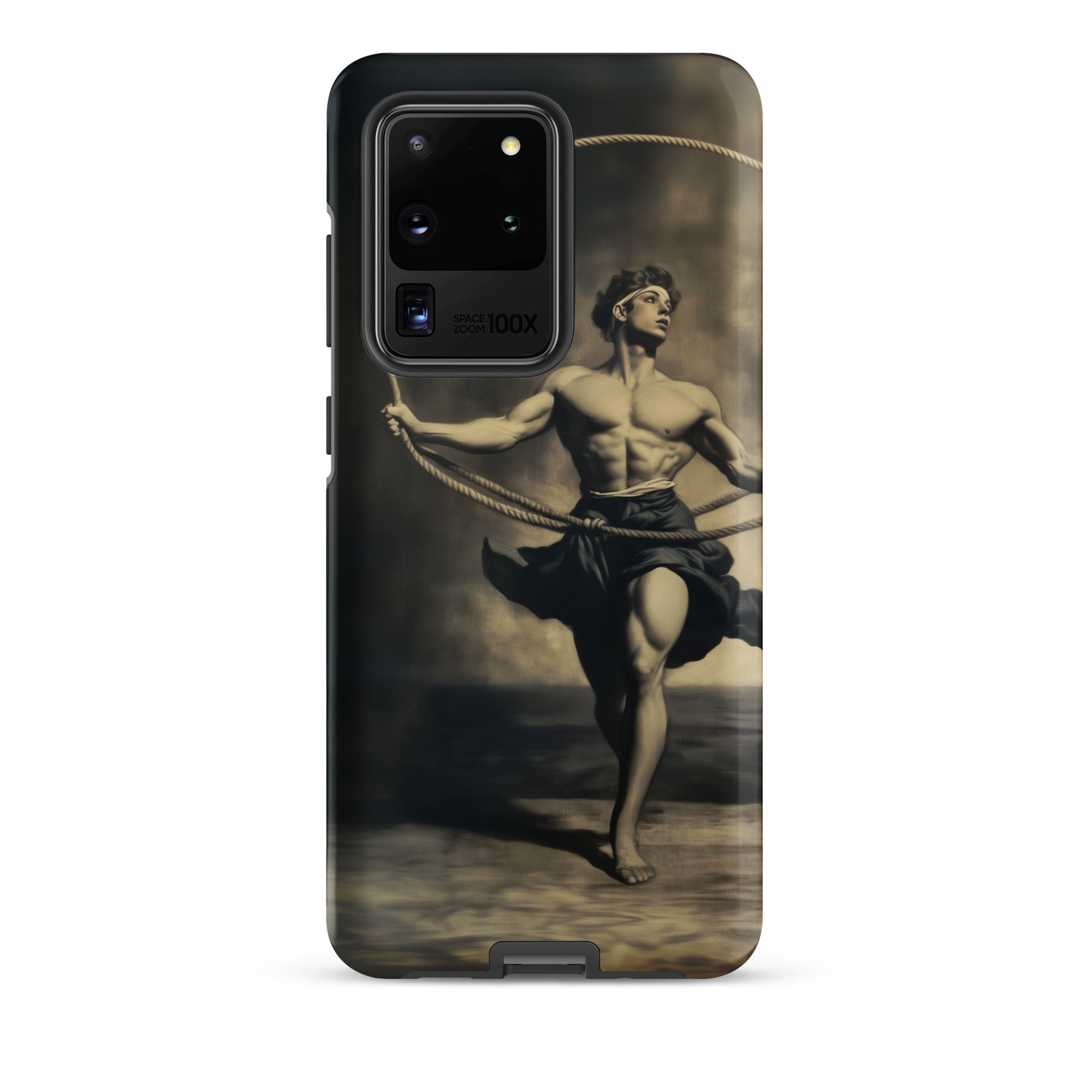 Ringleader Gay Neoclassical Art Samsung Case, Galaxy S20 Ultra / Matte, Black Smartphone Case Classical Painting Muscular Man