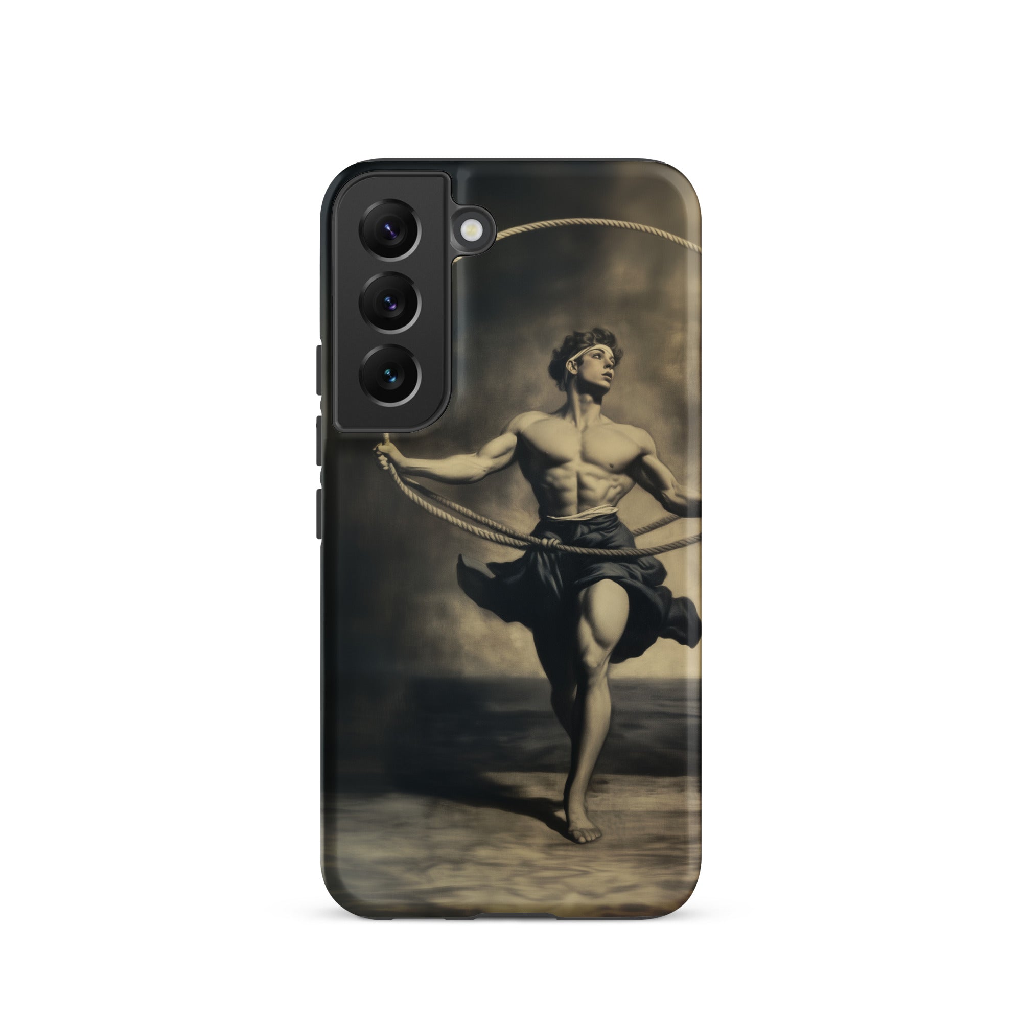 Ringleader Gay Neoclassical Art Samsung Case, Galaxy S22 / Matte, Smartphone Case Classical Painting Muscular Man Rope