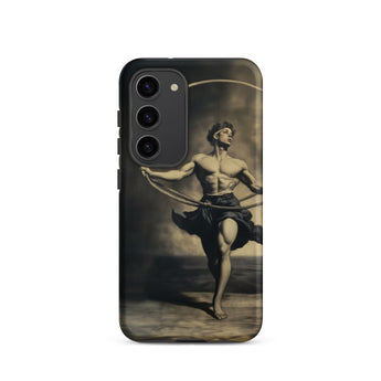 Ringleader - Gay Neoclassical Art Samsung Case, Galaxy S23 / Matte, Phone Case Classical-style Illustration Muscular Man Rope
