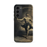 Ringleader - Gay Neoclassical Art Samsung Case, Galaxy S23 Plus / Matte, Smartphone Case Classical Painting Muscular Man Rope