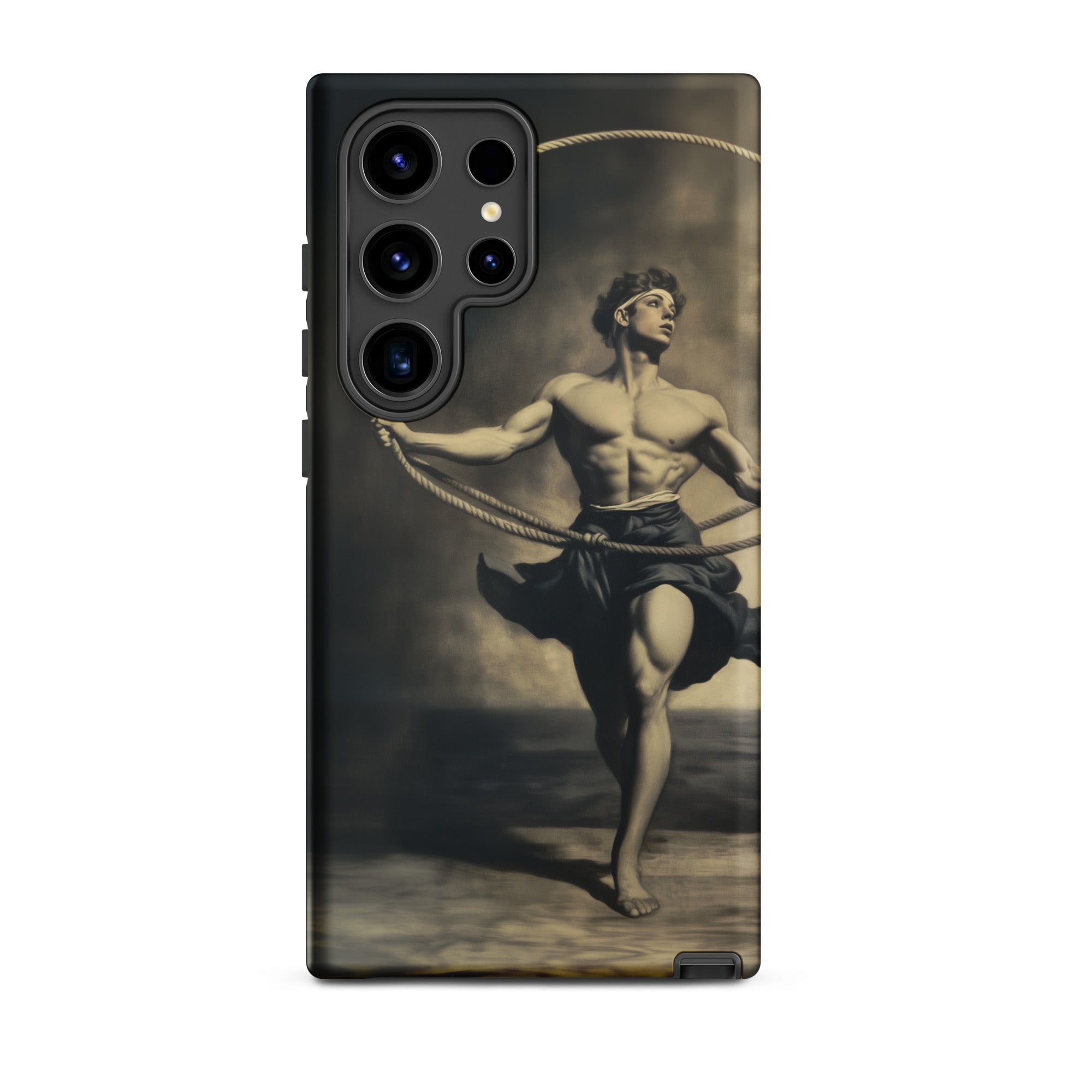 Ringleader Gay Neoclassical Art Samsung Case, Galaxy S24 Ultra / Matte, Smartphone Case Classical Style Painting Muscular Man