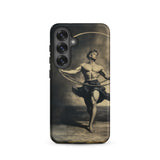 Ringleader - Gay Neoclassical Art Samsung Case, Galaxy S25 / Matte, Smartphone Case Classical Painting Muscular Male Figure Rope
