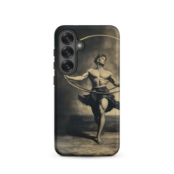 Ringleader - Gay Neoclassical Art Samsung Case, Galaxy S25 / Matte, Smartphone Case Classical Painting Muscular Male Figure Rope