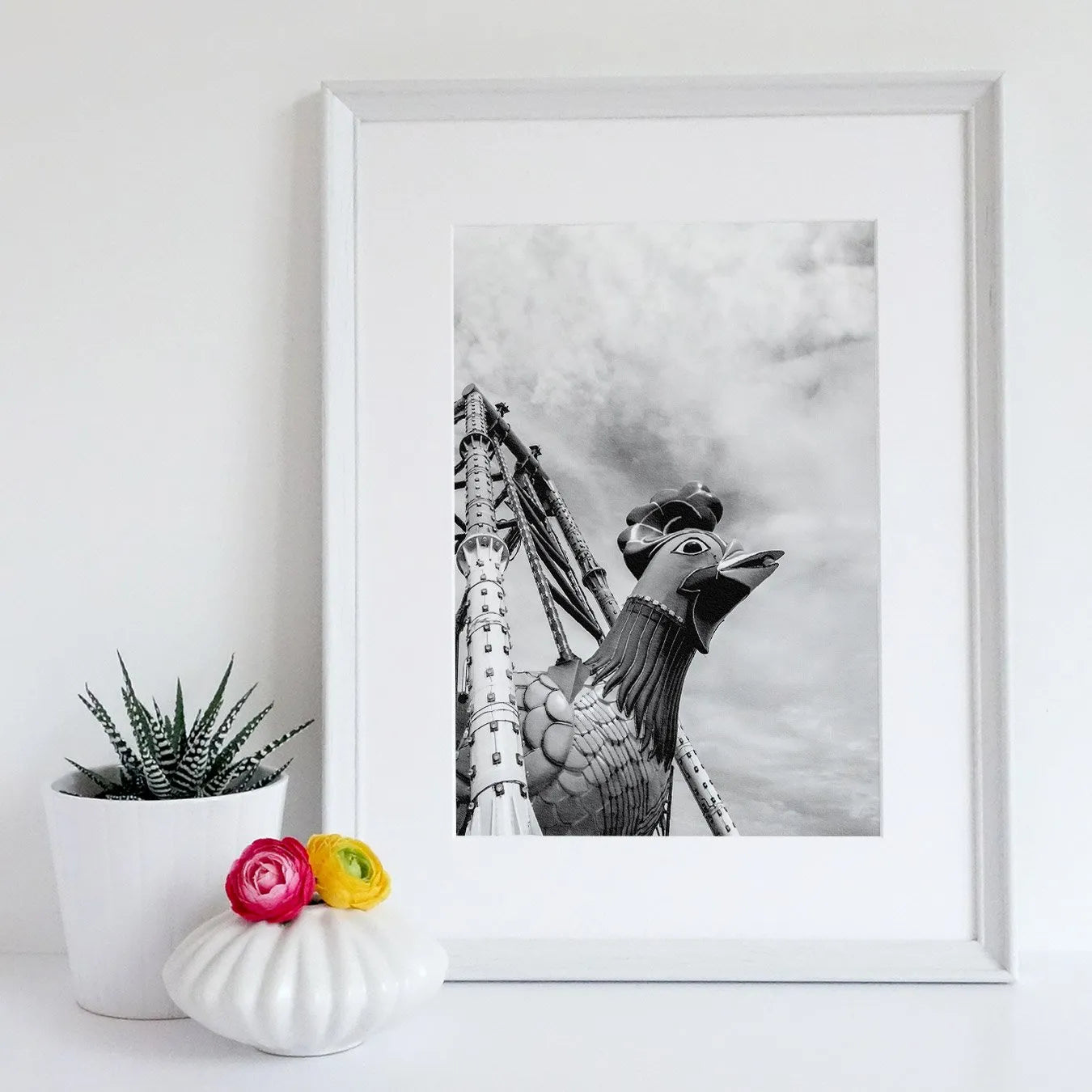 Rise And Shine Giclée Print - Black And White Wall Art - 8×10 - Posters Prints & Visual Artwork - Aesthetic Art