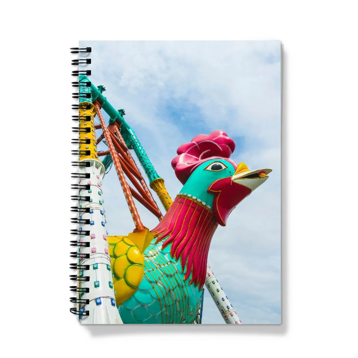 Rise And Shine Notebook - A5 - Graph Paper - Notebooks & Notepads - Aesthetic Art