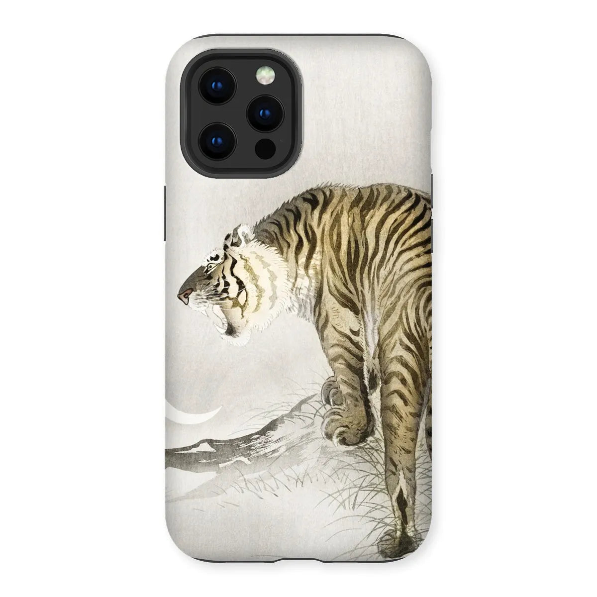 Roaring Tiger - Japanese Shin-hanga Phone Case - Ohara Koson - Iphone 12 Pro Max / Matte - Mobile Phone Cases
