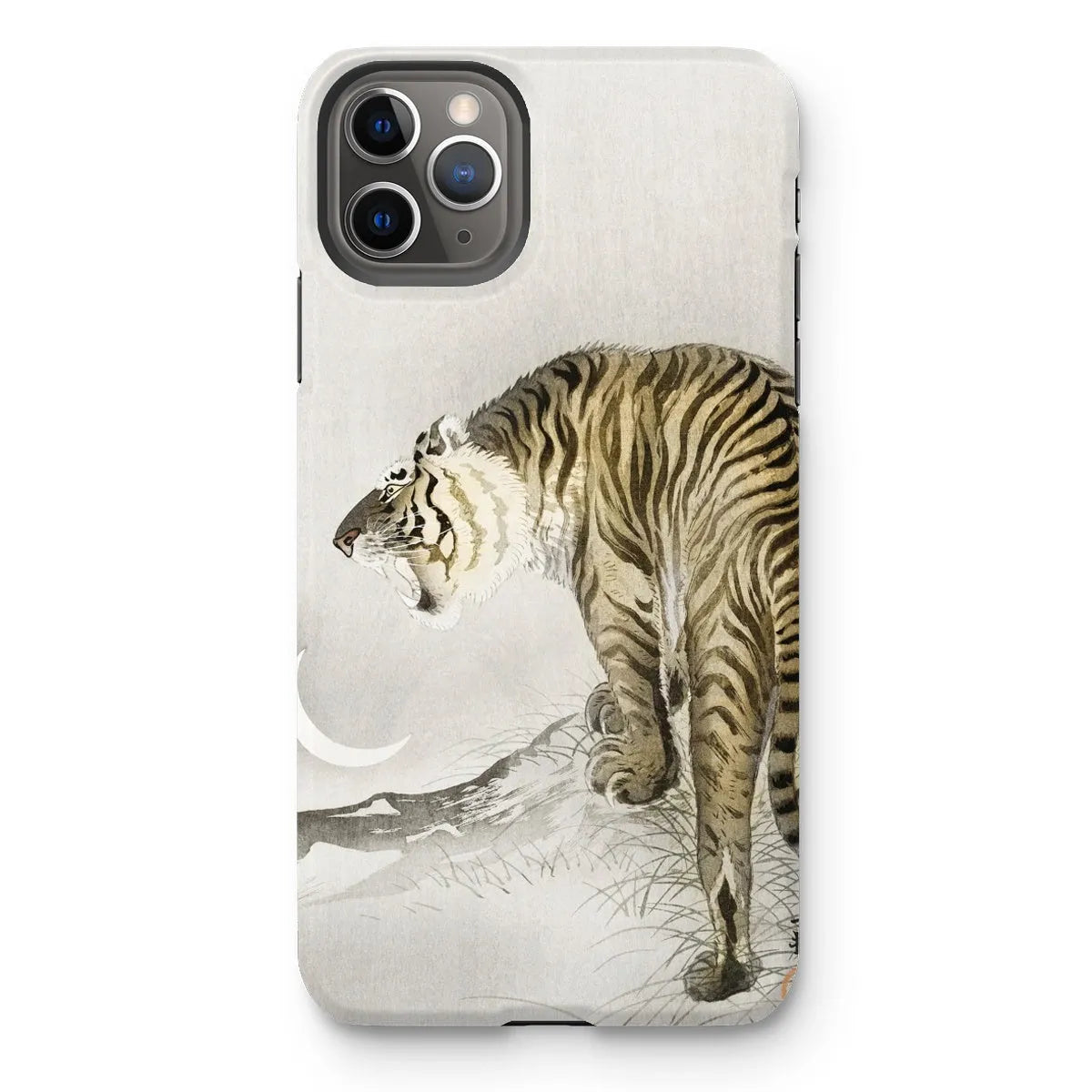 Roaring Tiger - Japanese Shin-hanga Phone Case - Ohara Koson - Iphone 11 Pro Max / Matte - Mobile Phone Cases