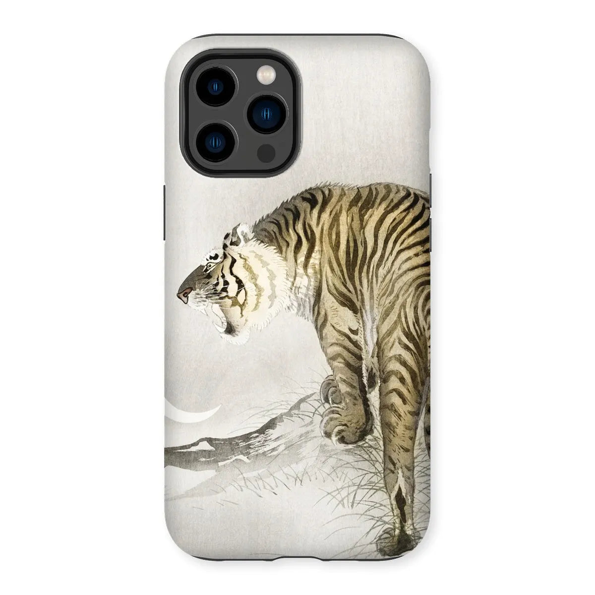 Roaring Tiger - Japanese Shin-hanga Phone Case - Ohara Koson - Iphone 14 Pro Max / Matte - Mobile Phone Cases