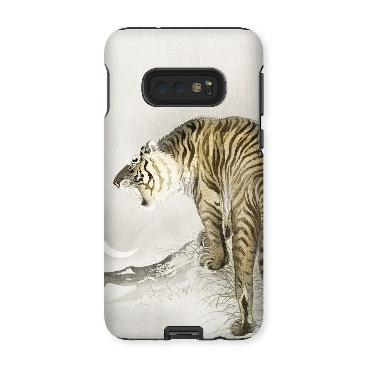 Roaring Tiger - Japanese Shin-hanga Phone Case - Ohara Koson - Samsung Galaxy S10e / Matte - Mobile Phone Cases