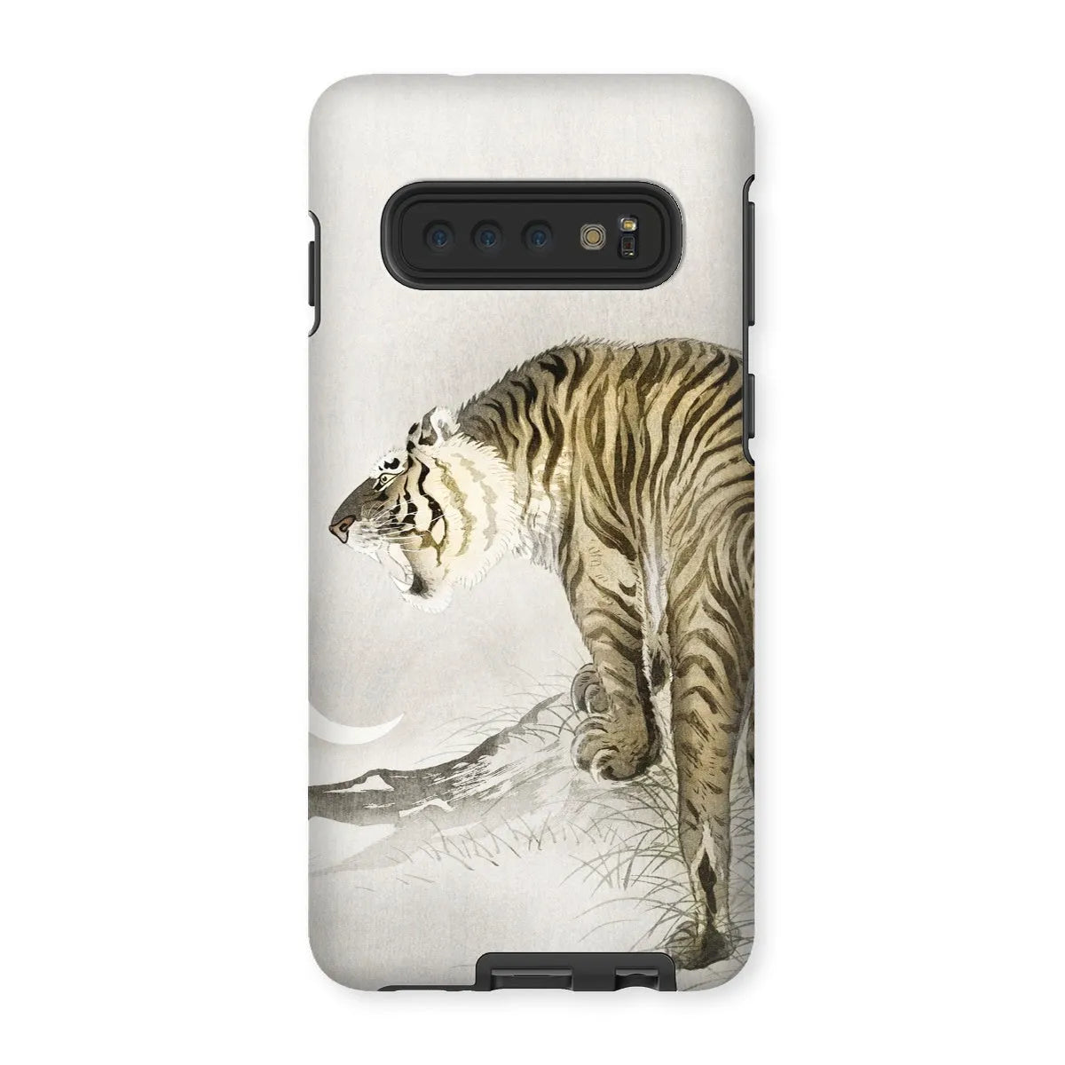 Roaring Tiger - Japanese Shin-hanga Phone Case - Ohara Koson - Samsung Galaxy S10 / Matte - Mobile Phone Cases