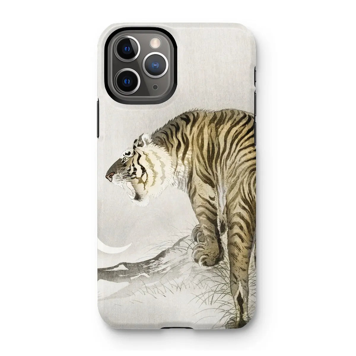 Roaring Tiger - Japanese Shin-hanga Phone Case - Ohara Koson - Iphone 11 Pro / Matte - Mobile Phone Cases - Aesthetic