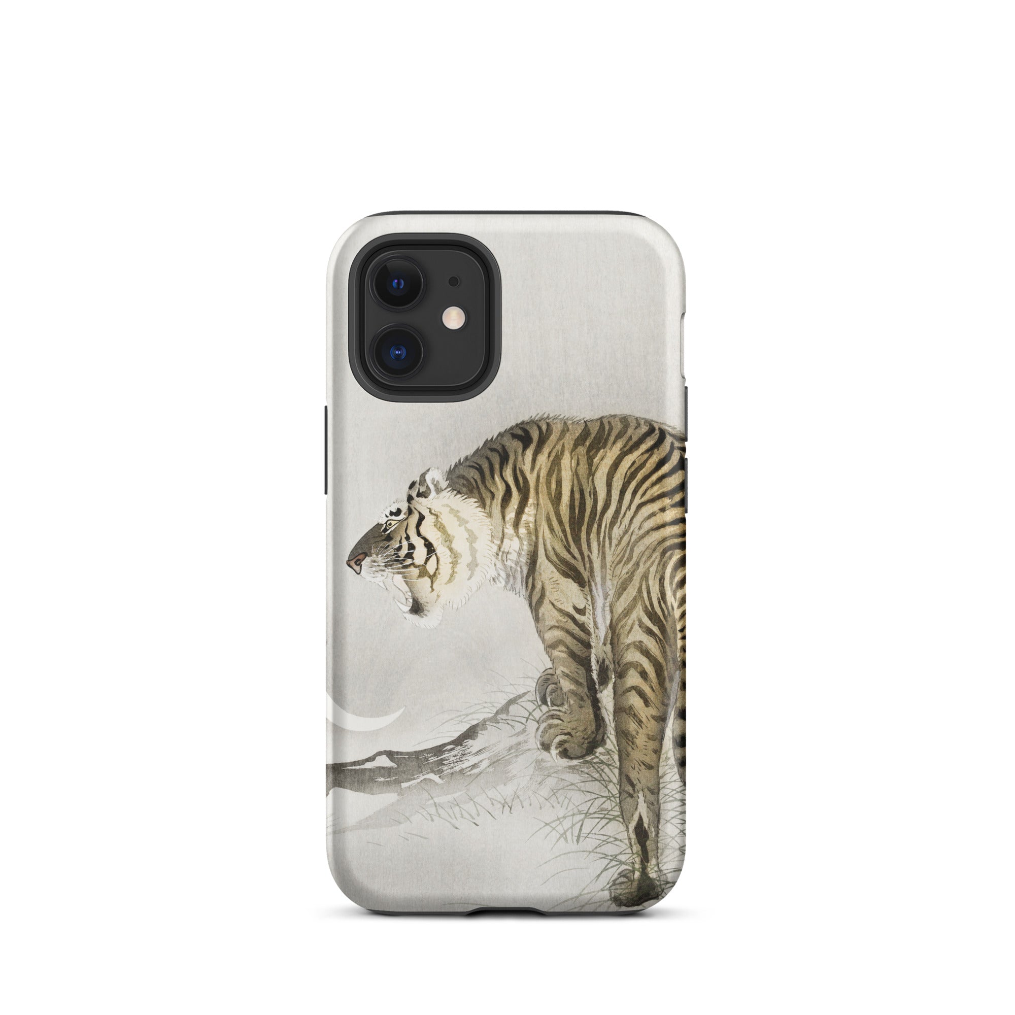 Roaring Tiger Ohara Koson Shin Hanga Iphone Case, 12 Mini / Matte, Tiger Themed Phone Case