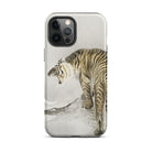 Roaring Tiger Ohara Koson Shin Hanga Iphone Case, 12 Pro Max / Matte, Tiger Themed Phone Case