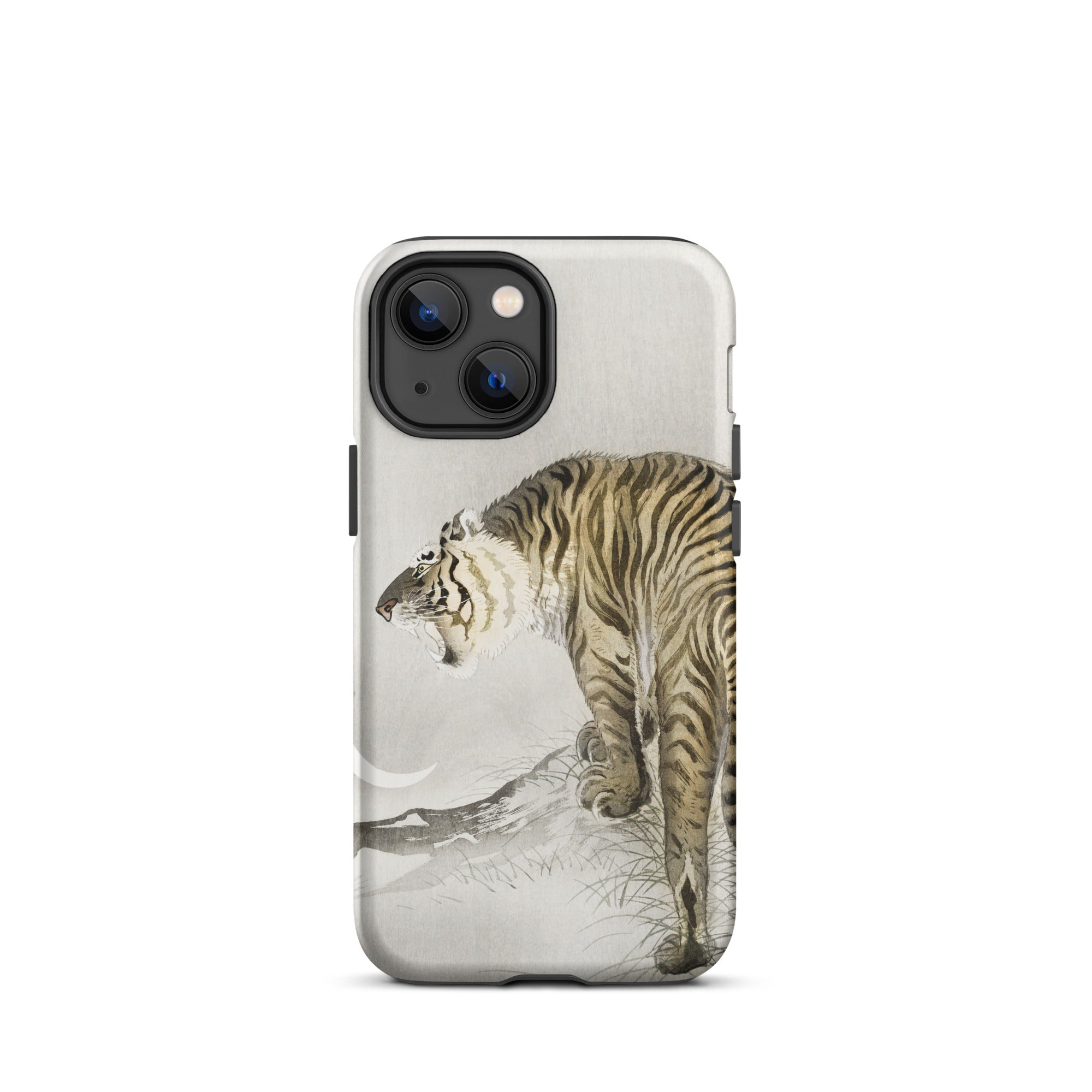 Roaring Tiger Ohara Koson Shin Hanga Iphone Case, 13 Mini / Matte, Tiger Themed Phone Case