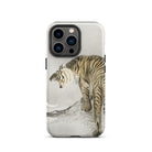 Roaring Tiger Ohara Koson Shin Hanga Iphone Case, 13 Pro / Matte, Tiger Themed Phone Case