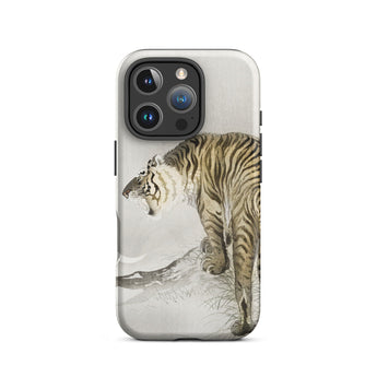 Roaring Tiger - Ohara Koson Shin-hanga Iphone Case, 16 Pro / Matte, Tiger-themed Phone Case