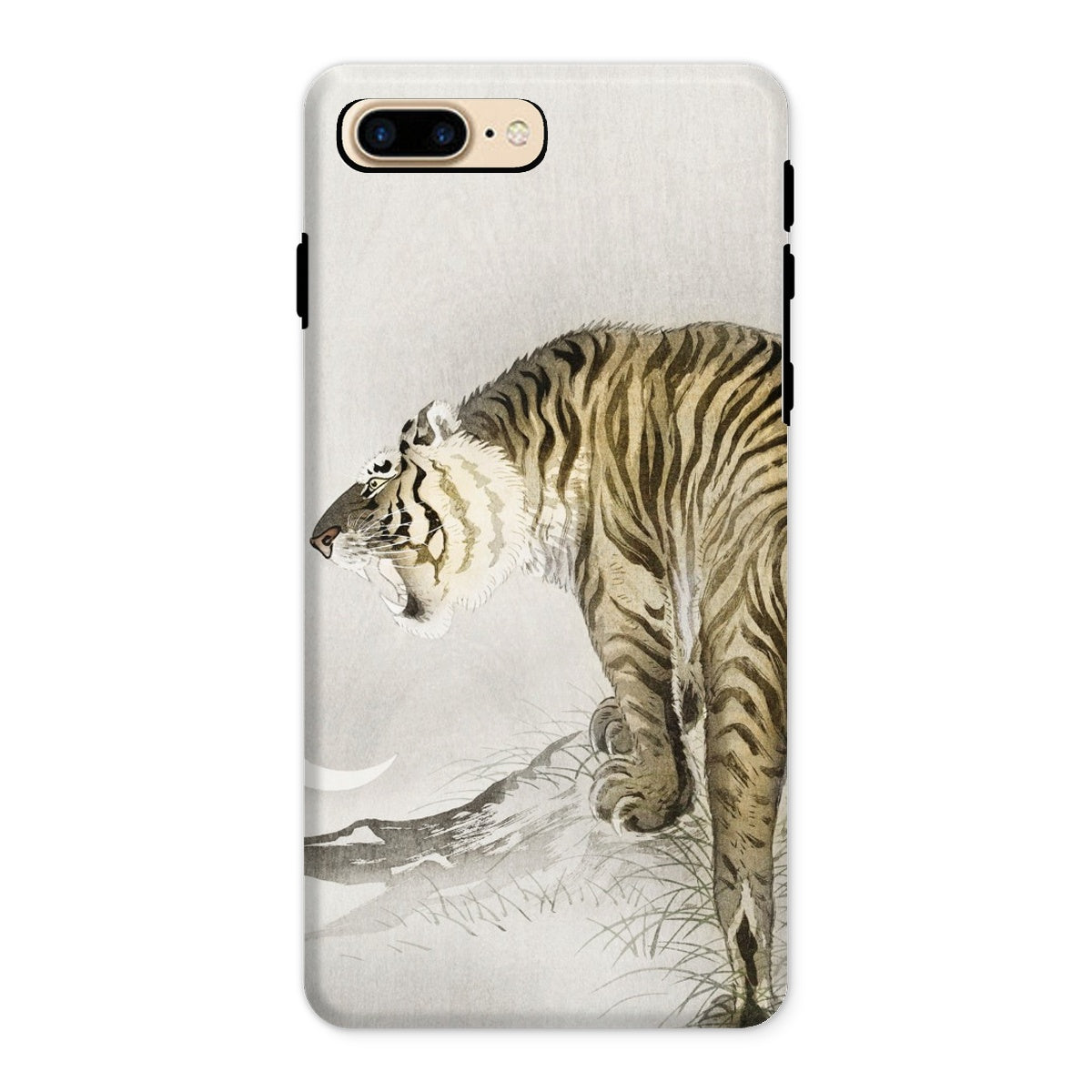 Roaring Tiger Ohara Koson Shin Hanga Iphone Case, 8 Plus / Matte, Phone Case Artistic Illustration Tiger
