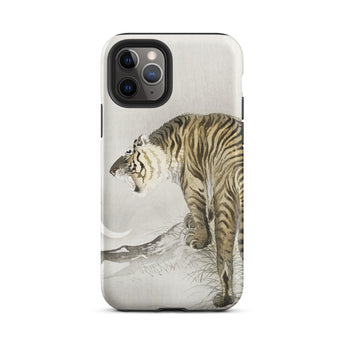 Roaring Tiger - Ohara Koson Shin-hanga Phone Case Iphone 11 Pro / Matte Tiger-themed Phone Case Ohara Koson, Koson’s Fierce Tiger, Koson