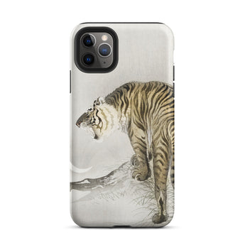 Roaring Tiger - Ohara Koson Shin-hanga Phone Case Iphone 11 Pro Max / Matte Tiger-themed Smartphone Case Ohara Koson, Koson’s Fierce Tiger,
