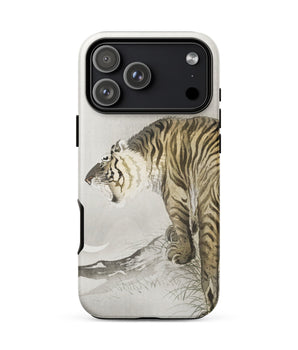Iphone 17 Pro Max / Matte Roaring Tiger - Ohara Koson Shin-hanga Phone Case, Koson’s Fierce, Japanese