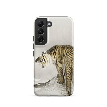 Roaring Tiger - Ohara Koson Shin-hanga Samsung Case, Galaxy S22 / Matte, Smartphone Case Tiger Illustration