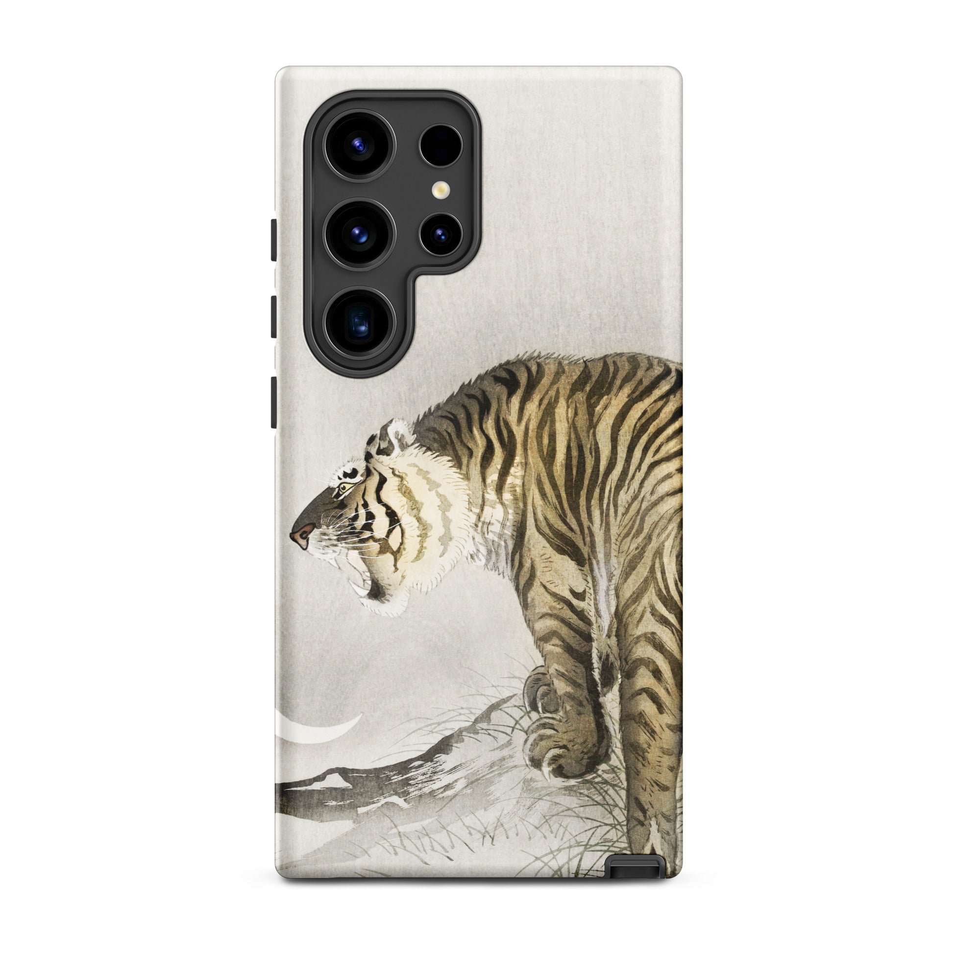 Roaring Tiger Ohara Koson Shin Hanga Samsung Case, Galaxy S24 Ultra / Matte, Smartphone Case Tiger Design