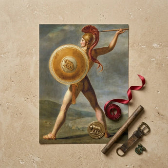 Roman Warrior - Jacques Louis David Art Print / Canvas, Prints